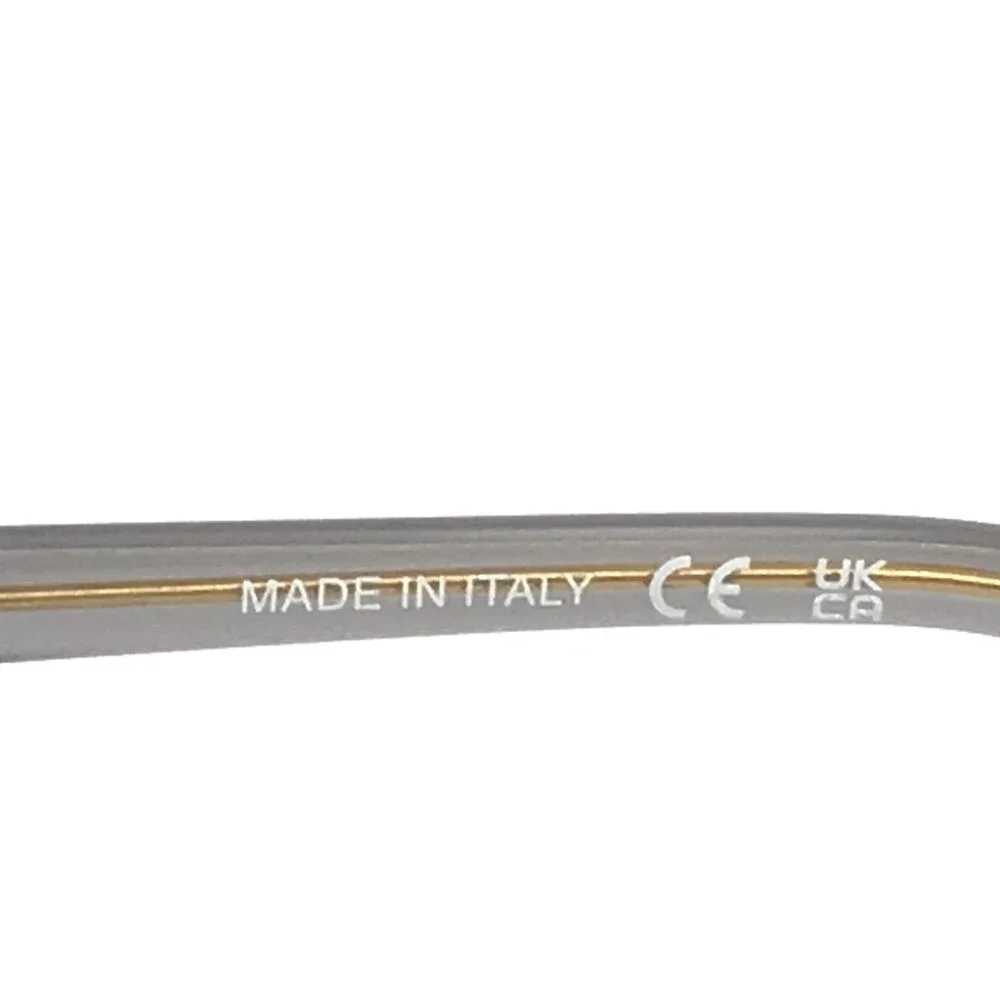 Chloe Eyeglasses Frames CH0368O 005 Beige Transparent Gold Hexagonal 54-16-140